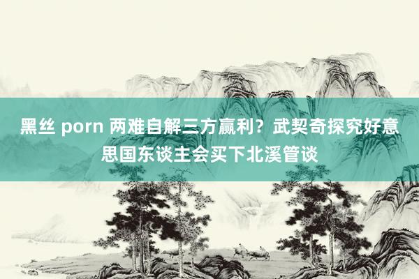 黑丝 porn 两难自解三方赢利？武契奇探究好意思国东谈主会买下北溪管谈