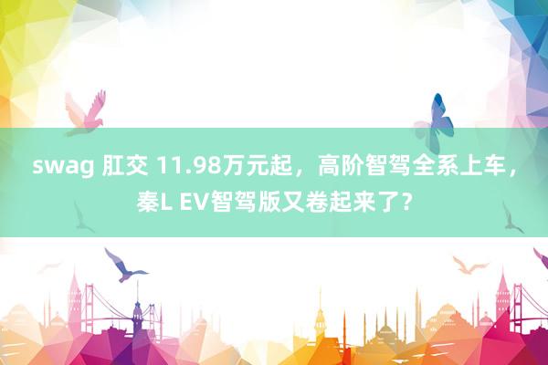 swag 肛交 11.98万元起，高阶智驾全系上车，秦L EV智驾版又卷起来了？
