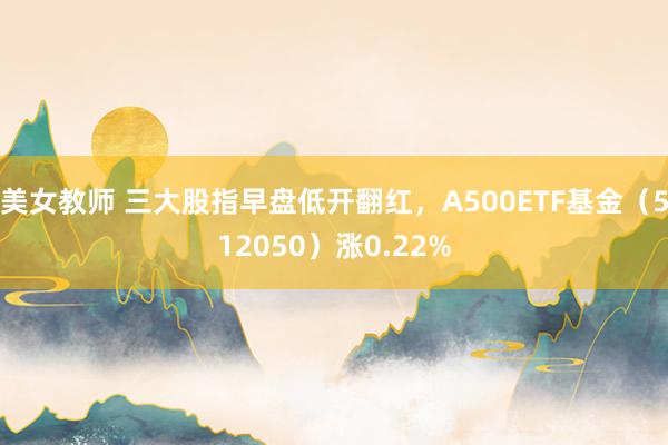 美女教师 三大股指早盘低开翻红，A500ETF基金（512050）涨0.22%