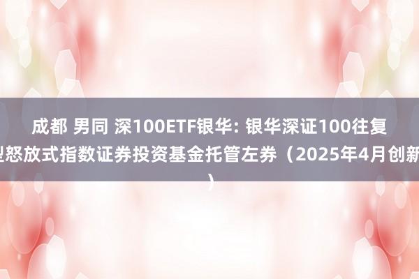 成都 男同 深100ETF银华: 银华深证100往复型怒放式指数证券投资基金托管左券(2025年4月创新)