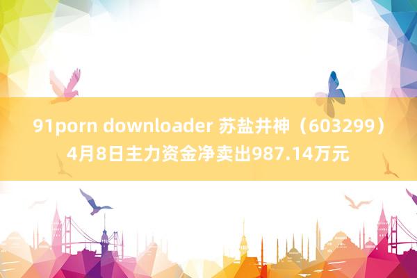 91porn downloader 苏盐井神（603299）4月8日主力资金净卖出987.14万元
